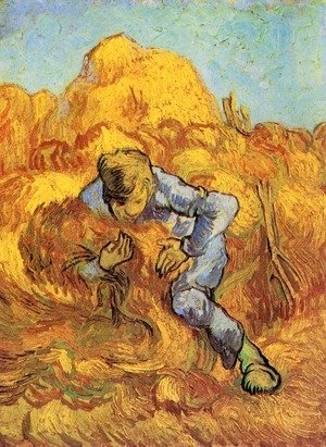 Vincent Van Gogh - Sheaf-Binder, The after Millet