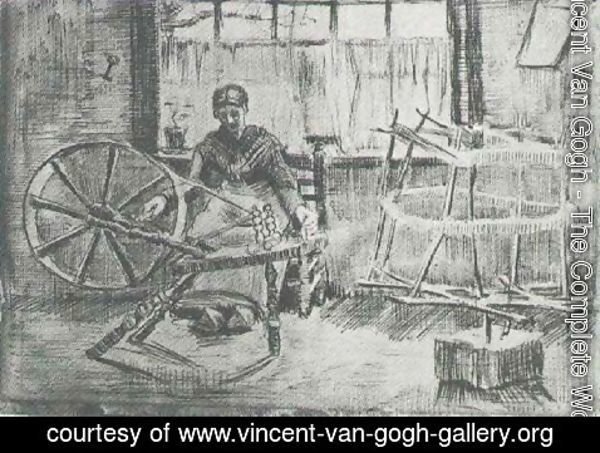 Vincent Van Gogh - Woman Reeling Yarn 2
