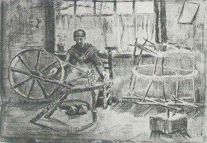 Vincent Van Gogh - Woman Reeling Yarn 2