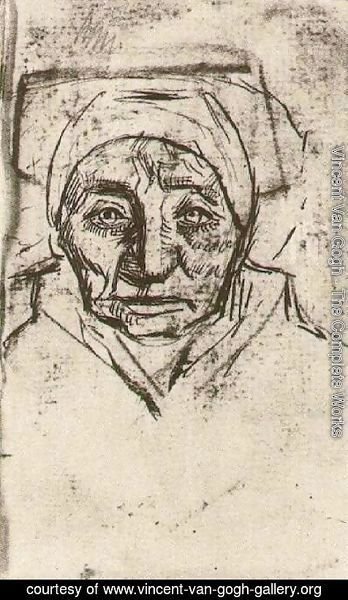 Vincent Van Gogh - Peasant Woman, Head 15