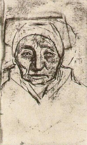 Vincent Van Gogh - Peasant Woman, Head 15