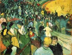 Vincent Van Gogh - Spectators in the Arena at Arles 2