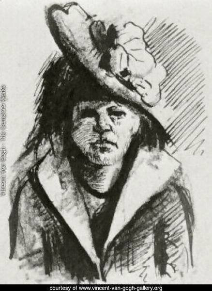 Woman with Hat, Half-Length