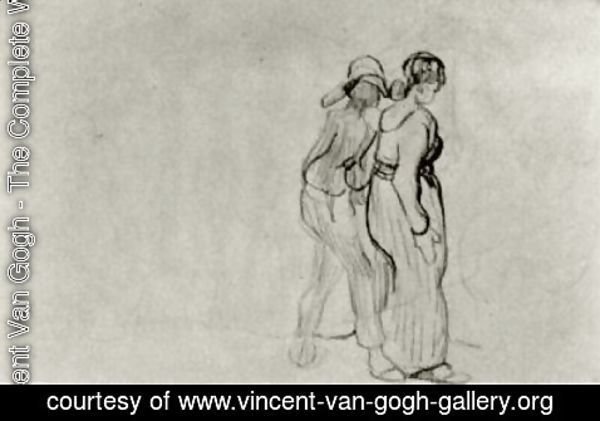 Vincent Van Gogh - Couple Walking