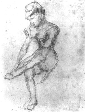 Sketch of a Seated Woman