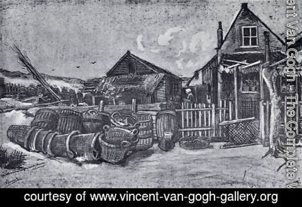 Vincent Van Gogh - Fish-Drying Barn in Scheveningen