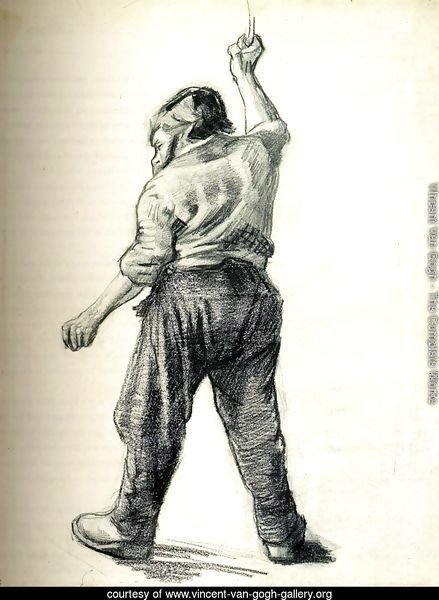 Standing Man Seen from the Back