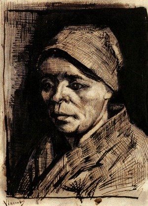 Vincent Van Gogh - Head of a Woman 25