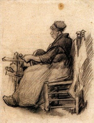 Vincent Van Gogh - Woman Winding Yarn 2