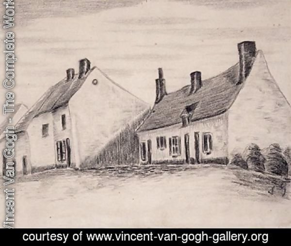 Vincent Van Gogh - A Zandmennik house