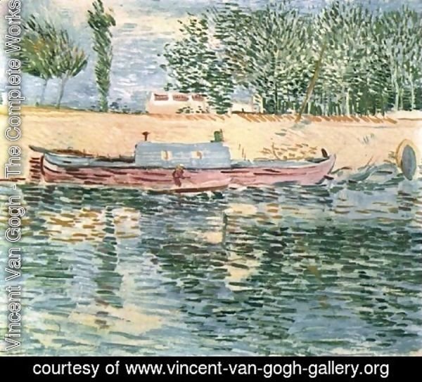 Vincent Van Gogh - The Banks Of The Seine With Boats