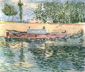 Vincent Van Gogh - The Banks Of The Seine With Boats