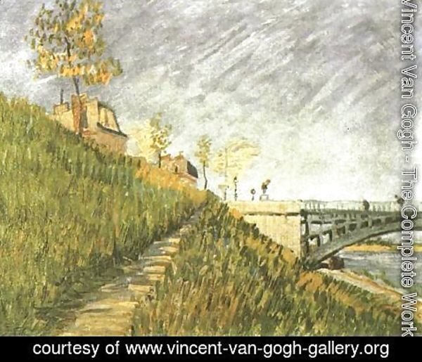 Vincent Van Gogh - Banks Of The Seine With Pont De Clichy