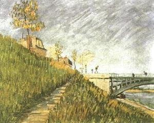 Vincent Van Gogh - Banks Of The Seine With Pont De Clichy