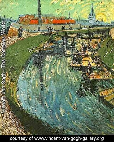 Canal With Women Washing