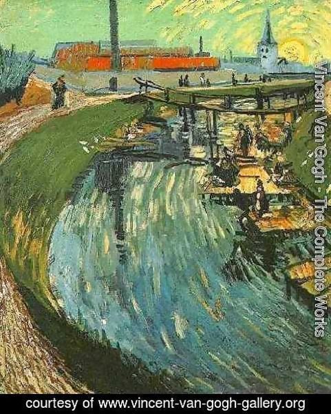 Vincent Van Gogh - Canal With Women Washing