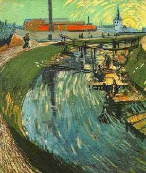 Vincent Van Gogh - Canal With Women Washing