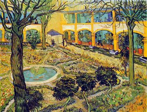 Vincent Van Gogh - The Courtyard Of The Hospital At Arles
