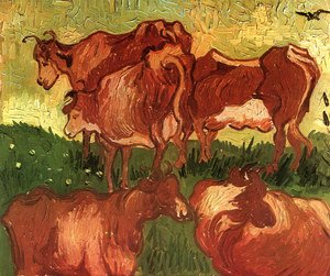 Vincent Van Gogh - Cows (after Jordaens)