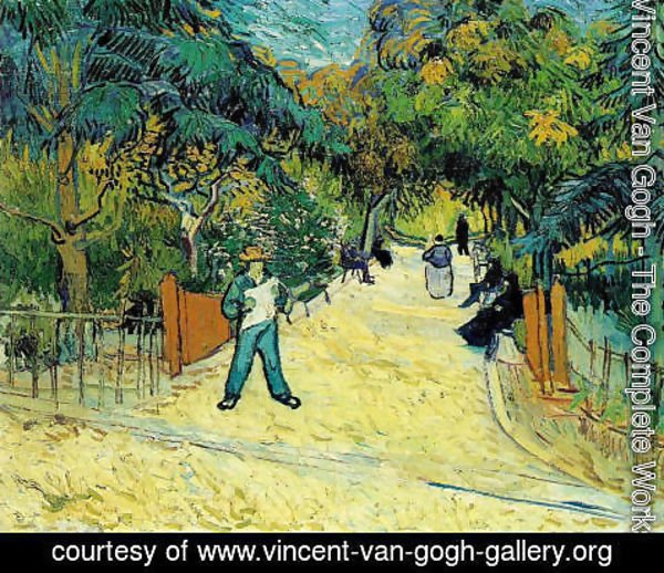 Vincent Van Gogh - Entrance To The Public Park In Arles