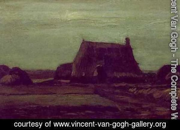Vincent Van Gogh - Farm With Stacks Of Peat