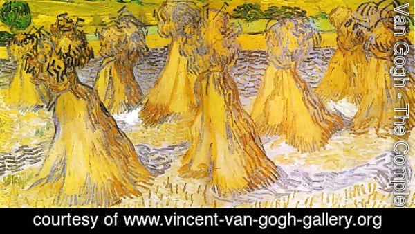 Vincent Van Gogh - Field With Stacks Of Wheat