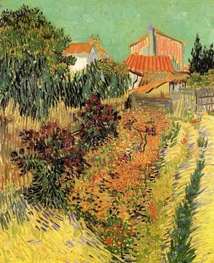 Vincent Van Gogh - Garden Behind A House