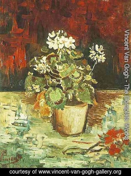 Vincent Van Gogh - Geranium In A Flowerpot