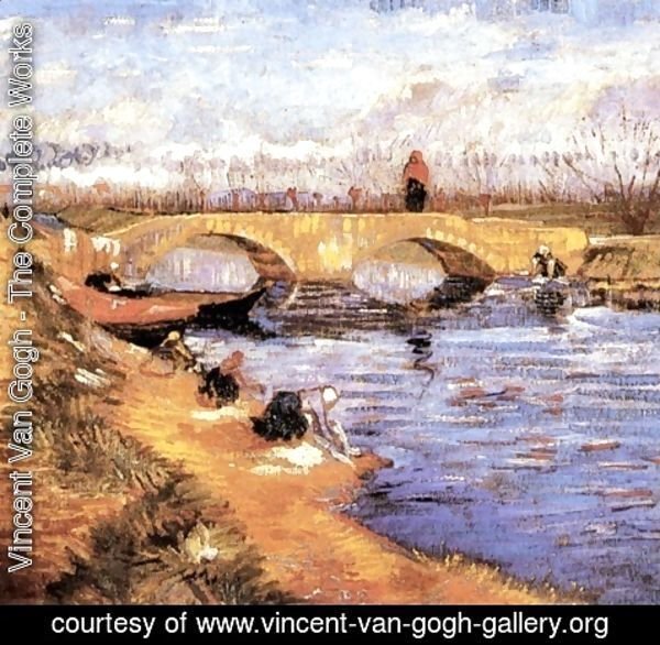 Vincent Van Gogh - The Gleize Bridge Over The Vigueirat Canal