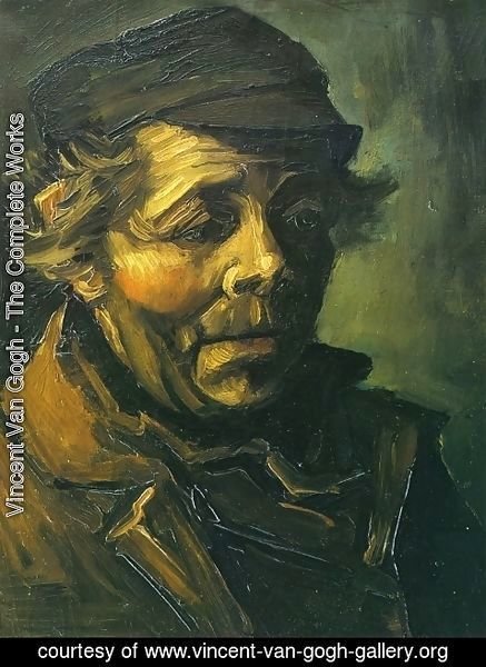Vincent Van Gogh - Head Of A Peasant With Cap