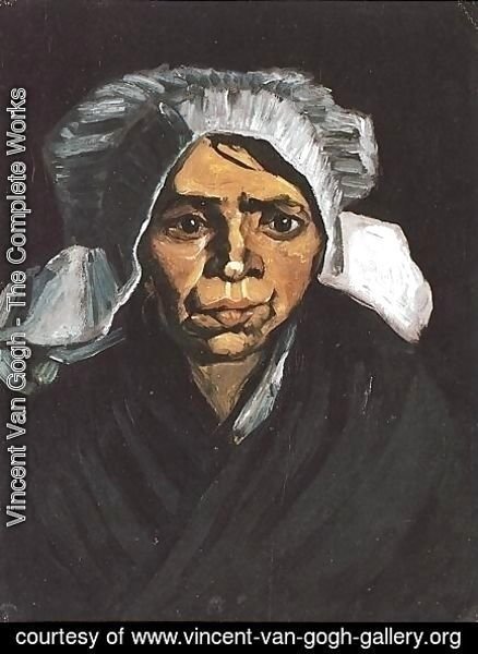 Head Of A Peasant Woman With White Cap I