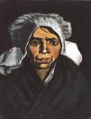 Head Of A Peasant Woman With White Cap I