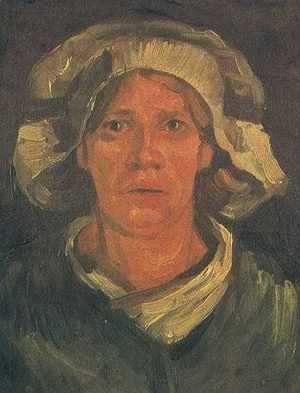 Vincent Van Gogh - Head Of A Peasant Woman With White Cap V