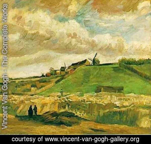 Vincent Van Gogh - The Hill Of Montmartre With Quarry
