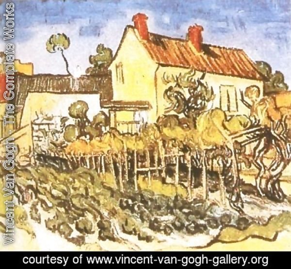 Vincent Van Gogh - House Of Pere Pilon The II