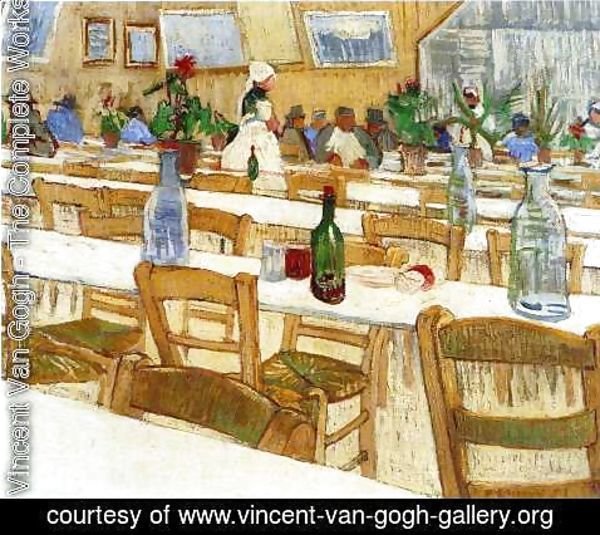 Vincent Van Gogh - Interior Of The Restaurant Carrel In Arles