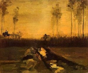 Vincent Van Gogh - Landscape At Dusk