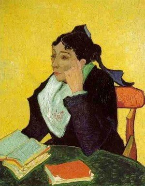 Vincent Van Gogh - LArlesienne: Madame Ginoux With Books