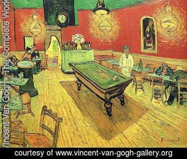 Vincent Van Gogh - The Night Cafe In The Place Lamartine In Arles