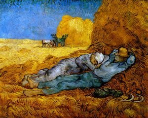 Vincent Van Gogh - Rest From Work (after Millet)