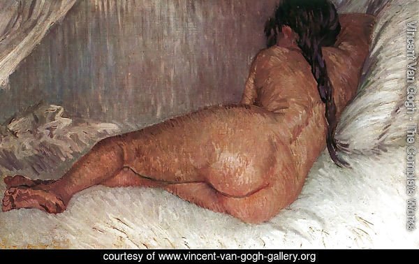 Nude Woman Reclining Seen From The Back