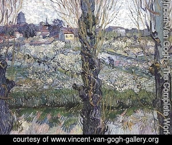 Vincent Van Gogh - Orchard In Blossom With View Of Arles