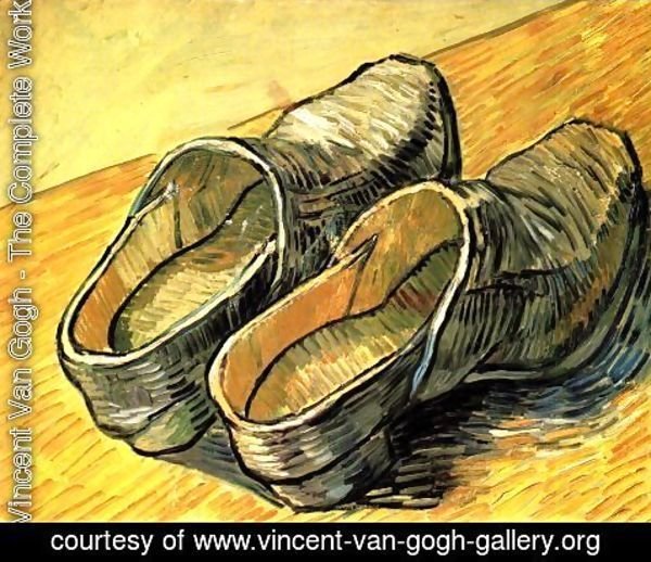 Vincent Van Gogh - Pair Of Leather Clogs A