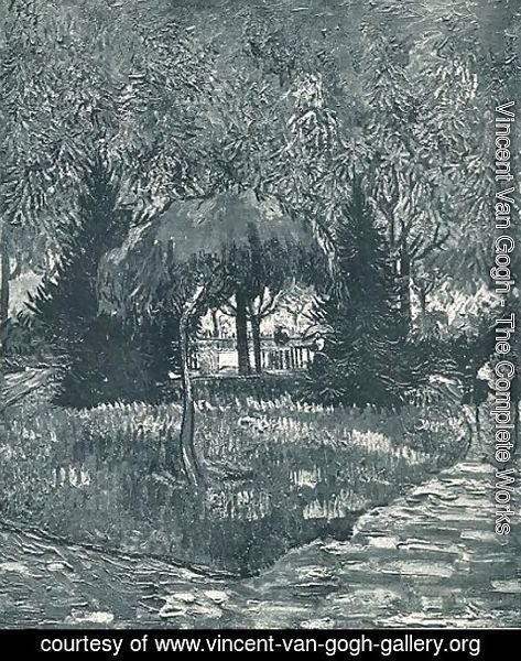 Vincent Van Gogh - The Park At Arles With The Entrance Seen Through The Trees