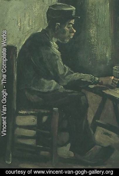 Vincent Van Gogh - Peasant Sitting At A Table