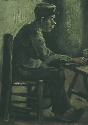 Vincent Van Gogh - Peasant Sitting At A Table