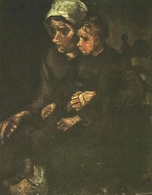 Peasant Woman With Child On Her Lap