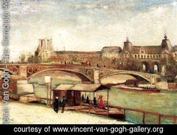 Vincent Van Gogh - The Pont Du Carrousel And The Louvre