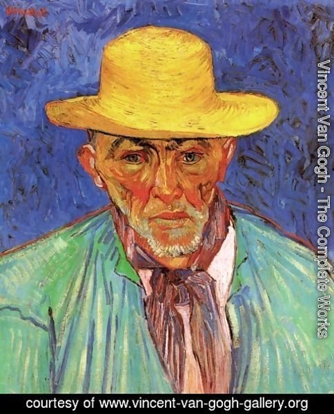 Vincent Van Gogh - Portrait Of Patience Escalier Shepherd In Provence
