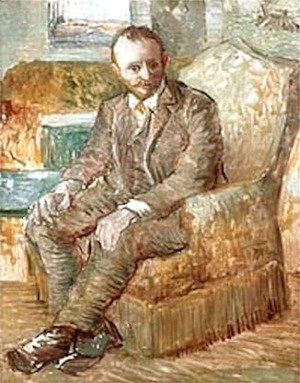 Portrait Of The Art Dealer Alexander Reid Sitting In An Easy Chair